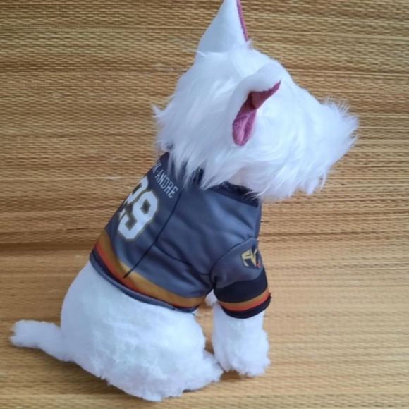 Bark Andre-Fleury, Rare White Plush Dog, Vegas Golden Knights, 2018- NWT - Picture 6 of 11